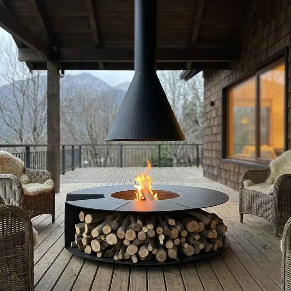 Fogón Riñihue + Campana Austral